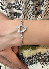 925 Sterling Silver Valentine Bracelet