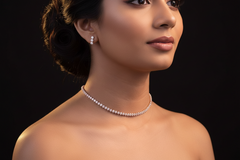 925 Sterling RoseGold Eternal Elegance Necklace Set