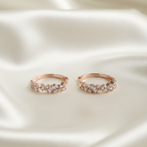 925 Sterling Silver Celeste Sparkle Hoops