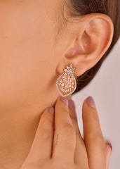 Rosegold Regal Splendour Pendant Set