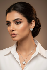 Silver Celestial Pendant Set