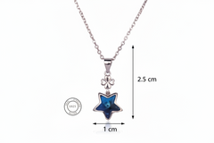 Silver Starry Night Necklace