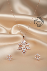 Rosegold Contemporary Classic Pendant Set