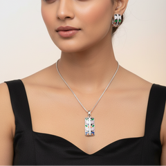 Silver Artistry Elegance Pendant Set