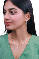 Rosegold Mystic wings Pendant set