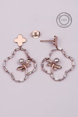 Rosegold Butterfly dangles