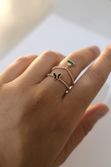 Blissful Charm Stack Ring