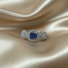 925 Sterling Silver Azure Grace Ring