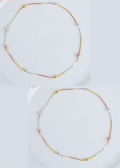 925 Sterling Silver Serenity Anklets(pair)