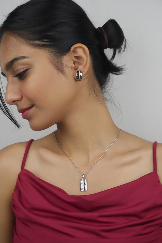 Silver Artistry Elegance Pendant Set