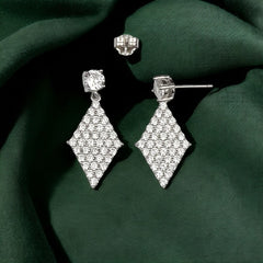 Silver Rhombus Dangles