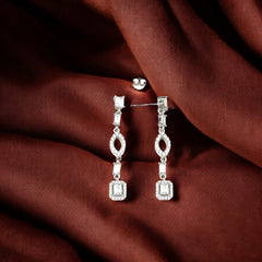 Silver Radiant Elegance Danglers