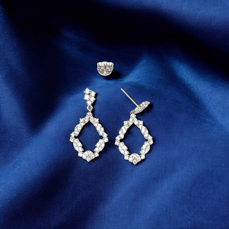 Silver Rhom Dangles