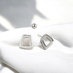 Silver Essense Mother of Pearl Studs