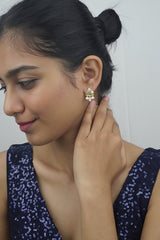 Gold Shimmering charm dangles