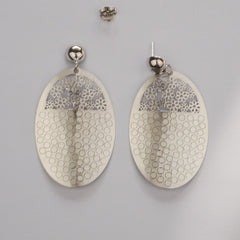925 Sterling Silver Oval Dangles