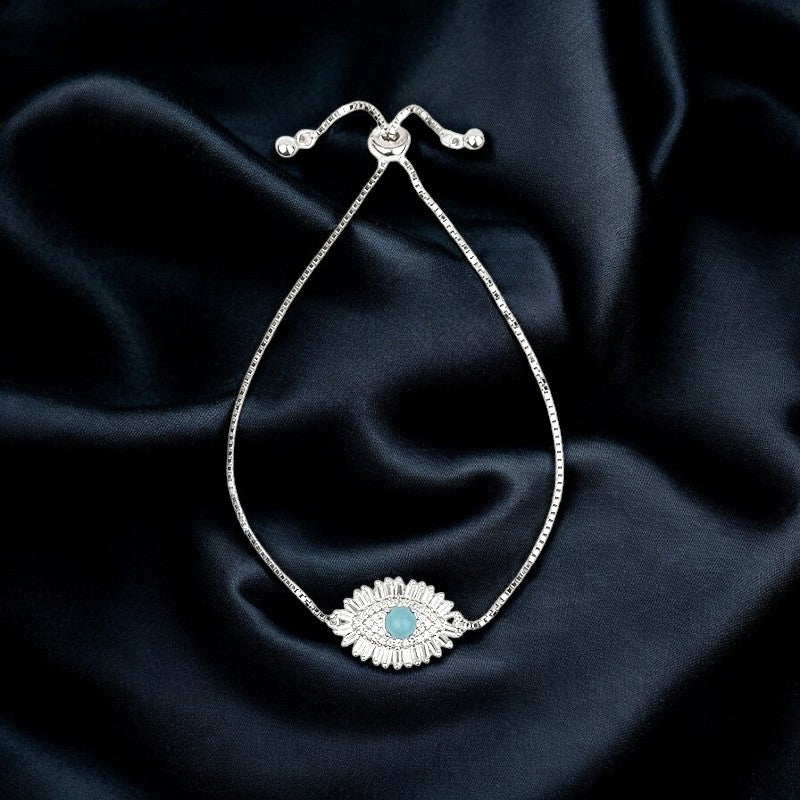 Silver Evil Eye bracelet