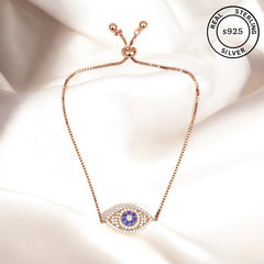 Rosegold Evil Eye bracelet