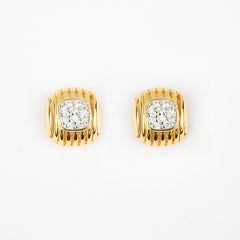 925 Sterling Silver Gold Plated Studs