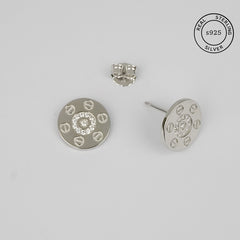 925 Sterling Silver Round Studs
