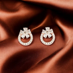 925 Sterling Silver Rosegold Bloom Studs