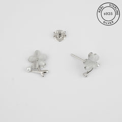 925 Sterling Silver Blush Bloom Studs
