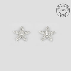 925 Sterling Silver Star Studs