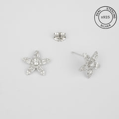 925 Sterling Silver Star Studs