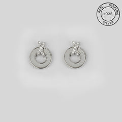 925 Sterling Silver Mother Of Pearl Studs