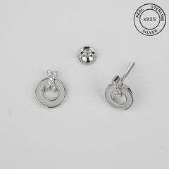 925 Sterling Silver Mother Of Pearl Studs