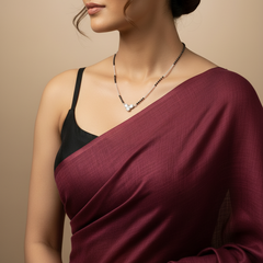 Delicate Drop 925 Sterling Silver Mangalsutra