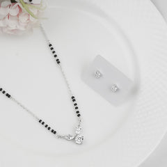 Timeless Leaf 925 Sterling Silver Mangalsutra