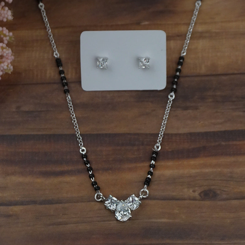 Delicate Drop 925 Sterling Silver Mangalsutra