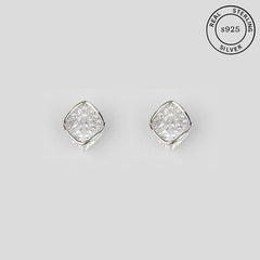 925 Sterling Silver Luxe Radiance Studs