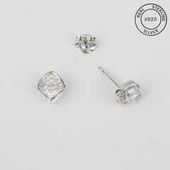 925 Sterling Silver Luxe Radiance Studs