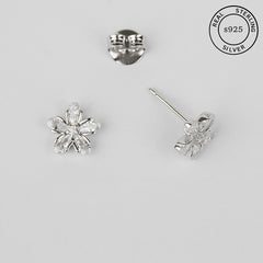 925 Sterling Silver Blossom Glow Studs