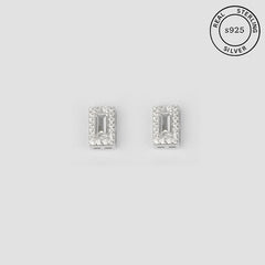 925 Sterling Silver Elegance Radiance Studs