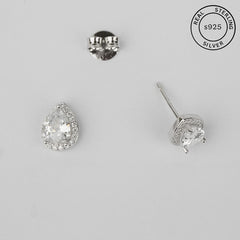 925 Sterling Silver Teardrop Studs