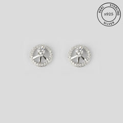 925 Sterling Silver Sparkle Studs