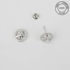 925 Sterling Silver Sparkle Studs