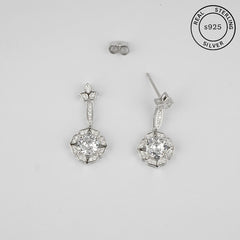 925 Sterling Silver Vintage Drop Dangles