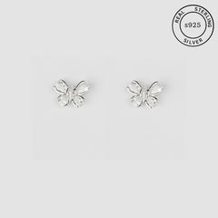 925 Sterling Silver Butterfly Bliss Studs