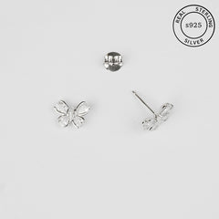 925 Sterling Silver Butterfly Bliss Studs