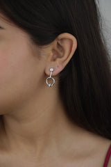 925 Sterling Silver charm Earrings