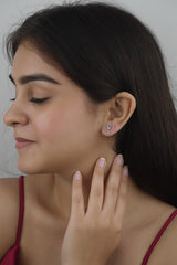 925 Sterling Silver Climber Studs