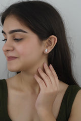 925 Sterling Silver Elegance Radiance Studs