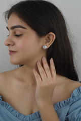 925 Sterling Silver Starburst Studs