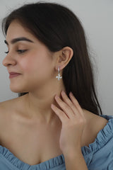 925 Sterling Silver Charm Hoops