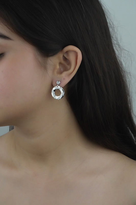 925 Sterling Silver Circle Dangles
