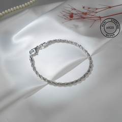 925 Sterling Silver Braided Bracelet